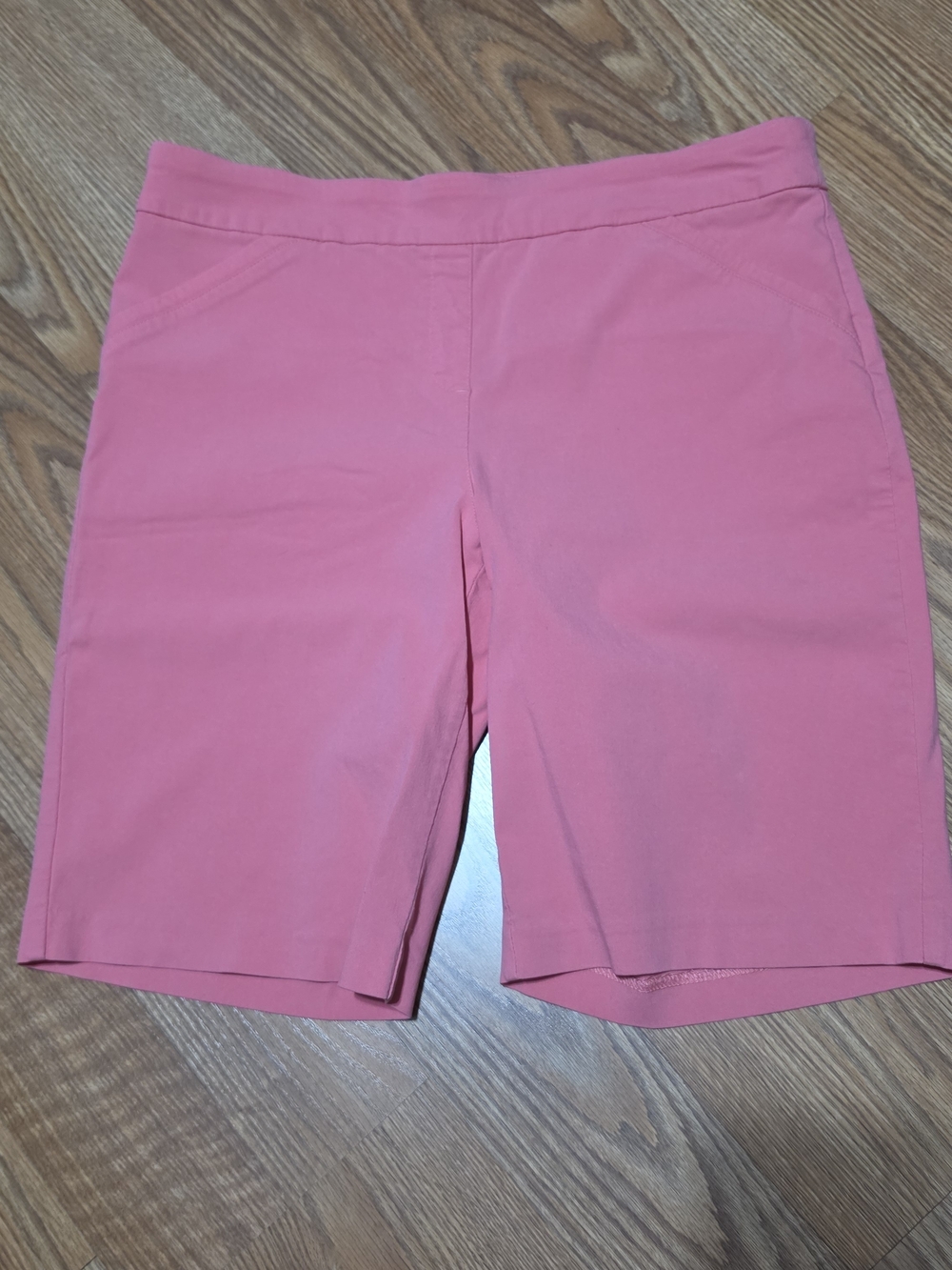 CORAL BAY Pink Bermuda Shorts - Sleek Everyday Style